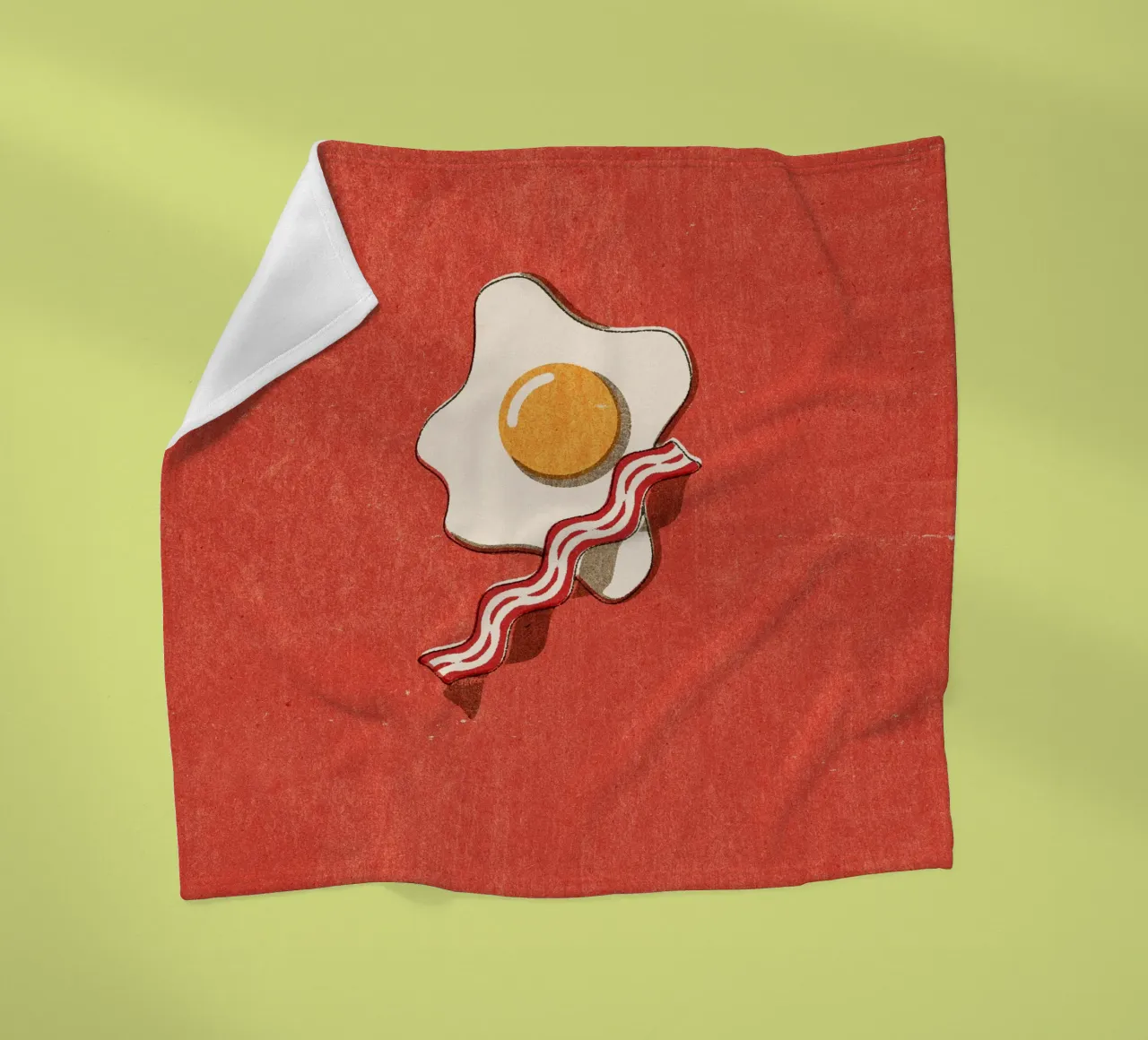 FAST FOOD - Egg and Bacon coperta in pile da DANIEL COULMANN