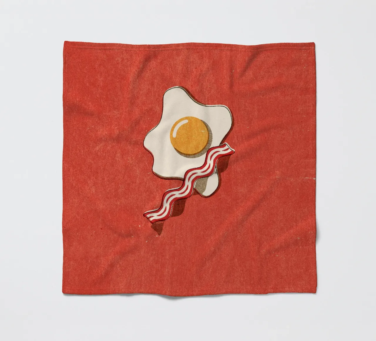 FAST FOOD - Egg and Bacon coperta in pile da DANIEL COULMANN
