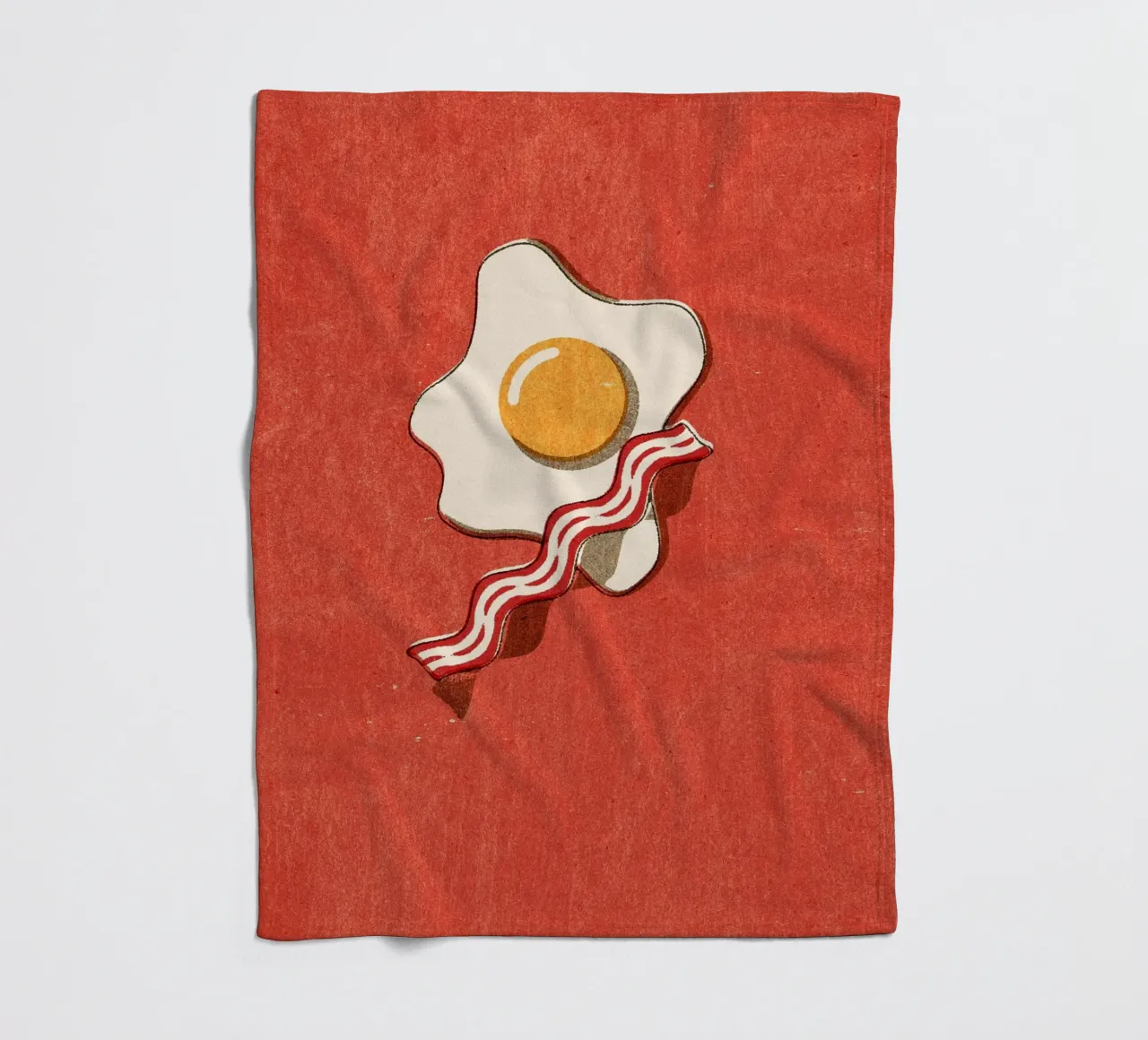 FAST FOOD - Egg and Bacon coperta in pile da DANIEL COULMANN