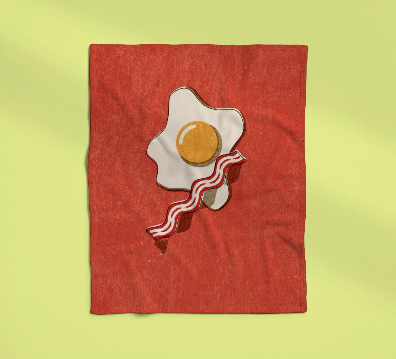 FAST FOOD - Egg and Bacon coperta in pile da DANIEL COULMANN