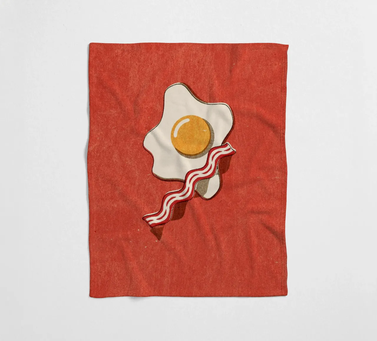 FAST FOOD - Egg and Bacon coperta in pile da DANIEL COULMANN