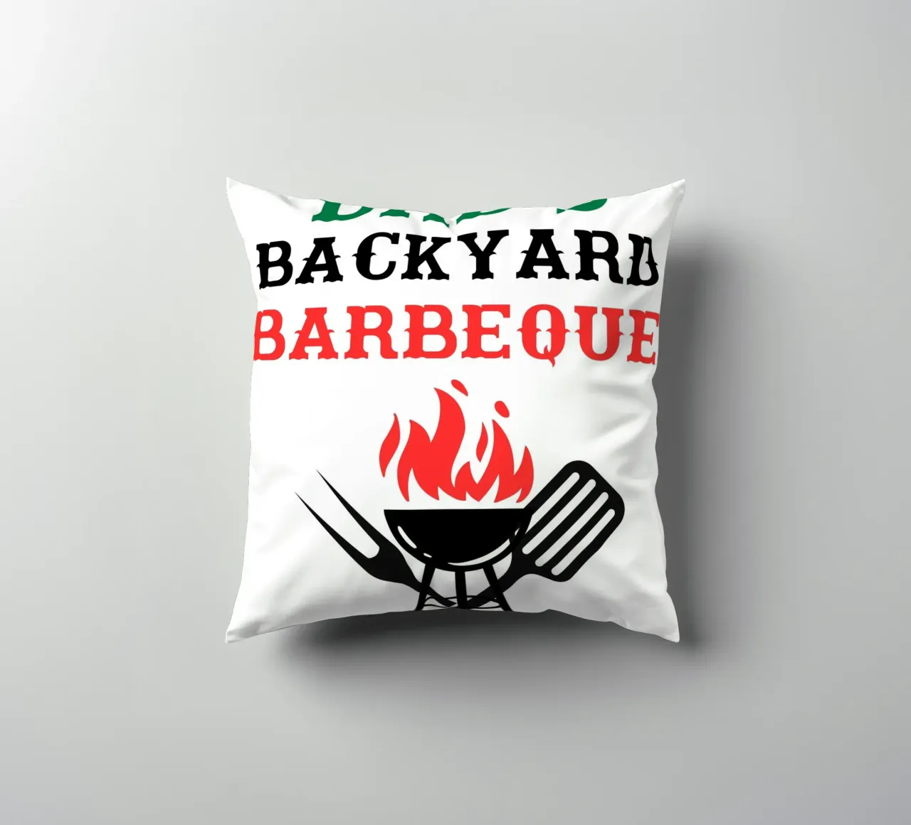 Barbeque in giardino di papà cuscino da ramosashop