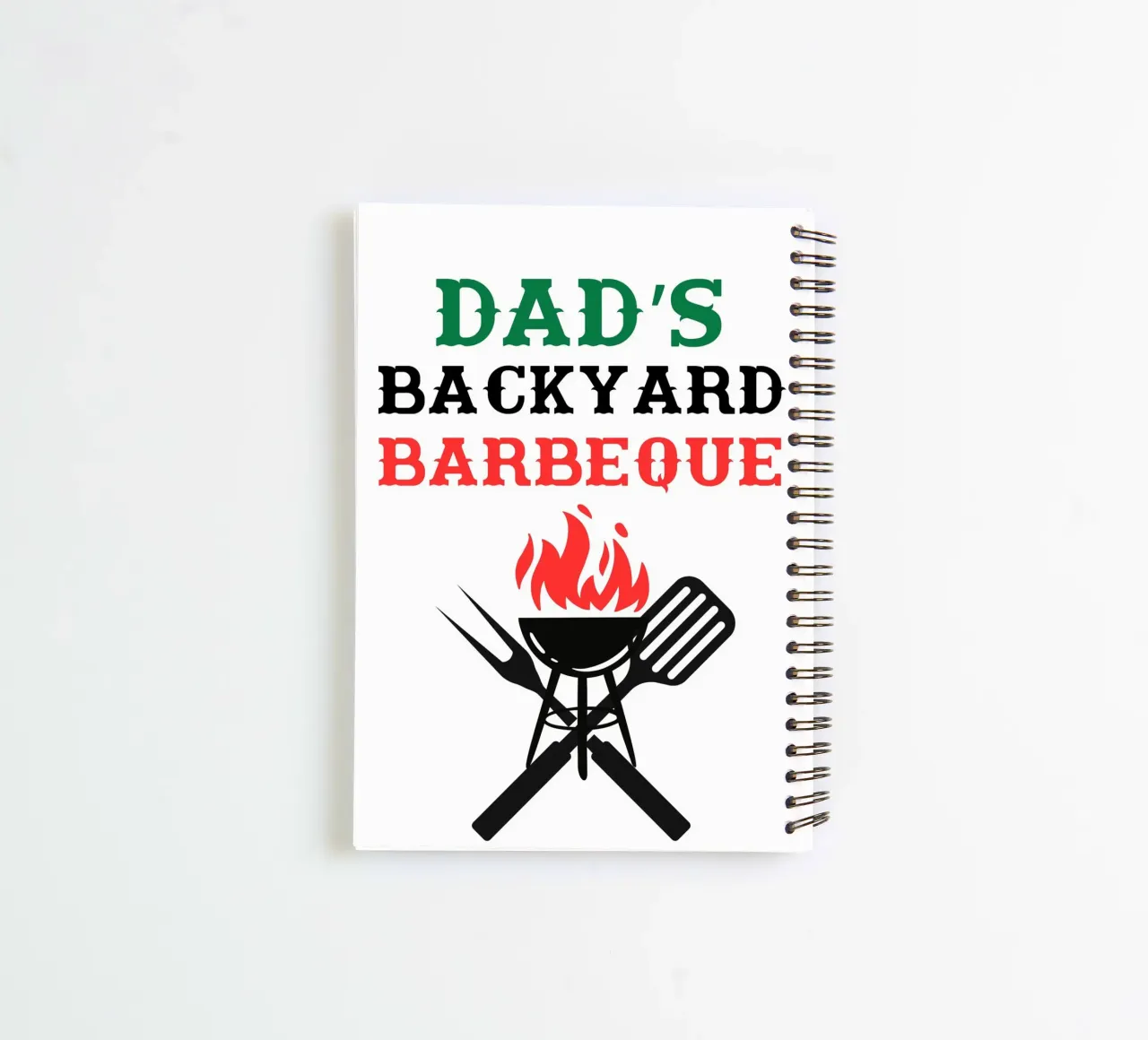 Barbeque in giardino di papà diario ad anelli da ramosashop