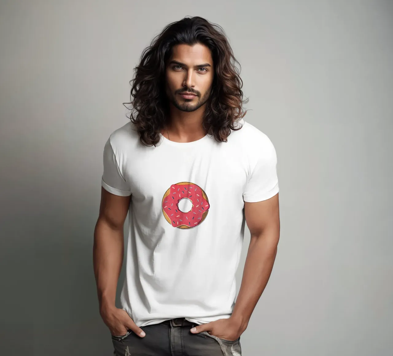 FAST FOOD - Donut t-shirt da DANIEL COULMANN
