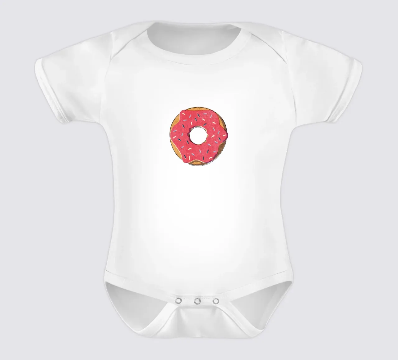 FAST FOOD - Donut body neonato maniche corte da DANIEL COULMANN