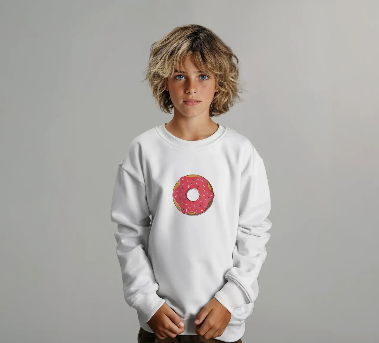 FAST FOOD - Donut felpa bambino da DANIEL COULMANN