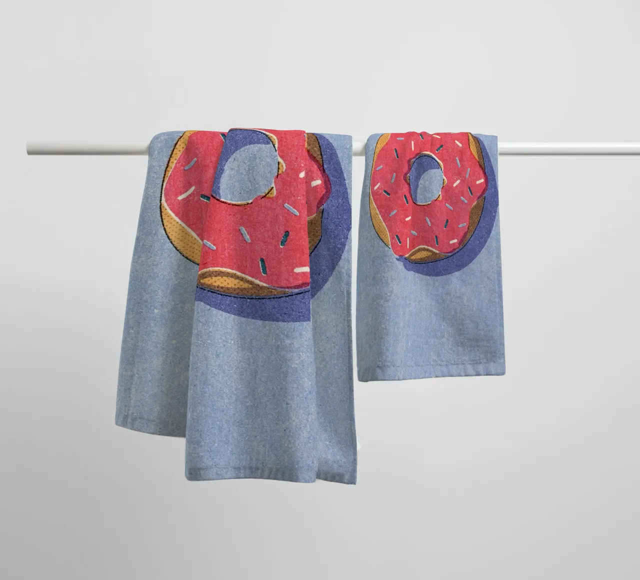 FAST FOOD - Donut asciugamano da bagno da DANIEL COULMANN