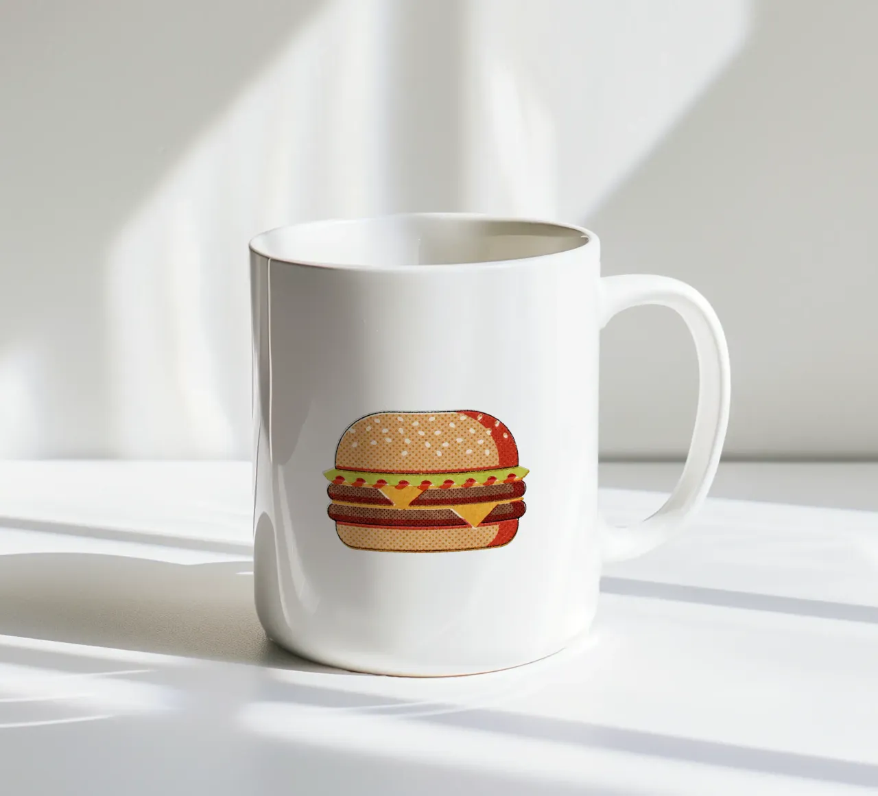 FAST FOOD - Burger tazza in ceramica da DANIEL COULMANN