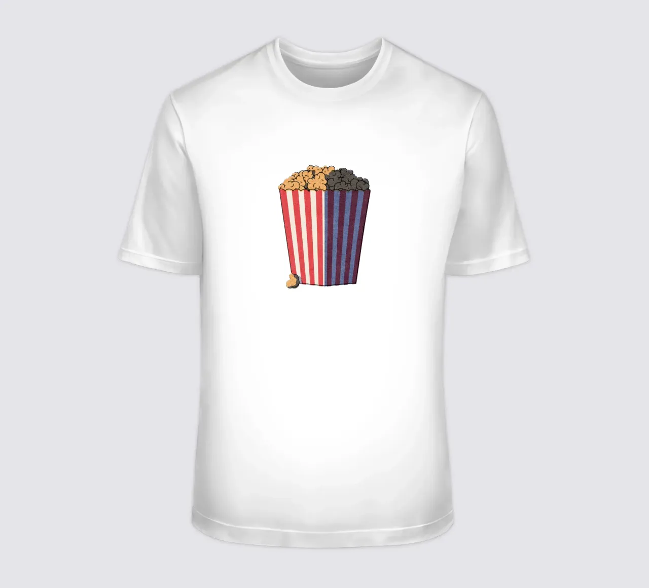 FAST FOOD - Popcorn t-shirt by DANIEL COULMANN