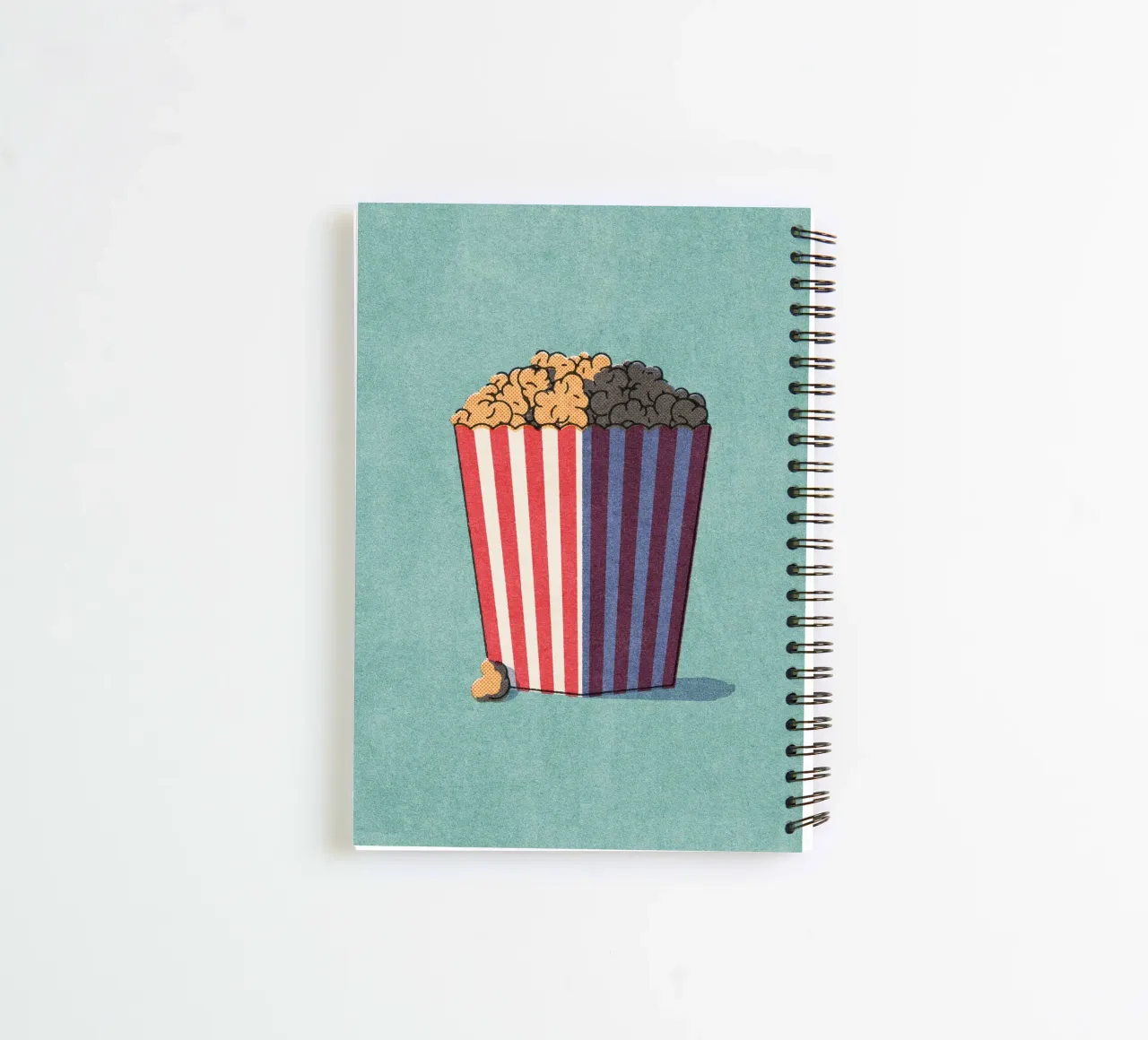 FAST FOOD - Popcorn spiral notebook by DANIEL COULMANN