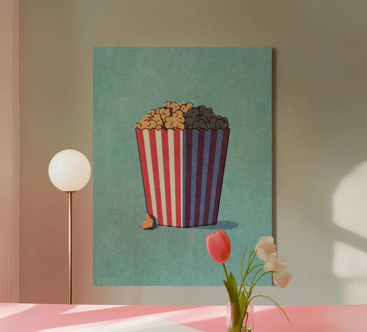 FAST FOOD - Popcorn canvas by DANIEL COULMANN