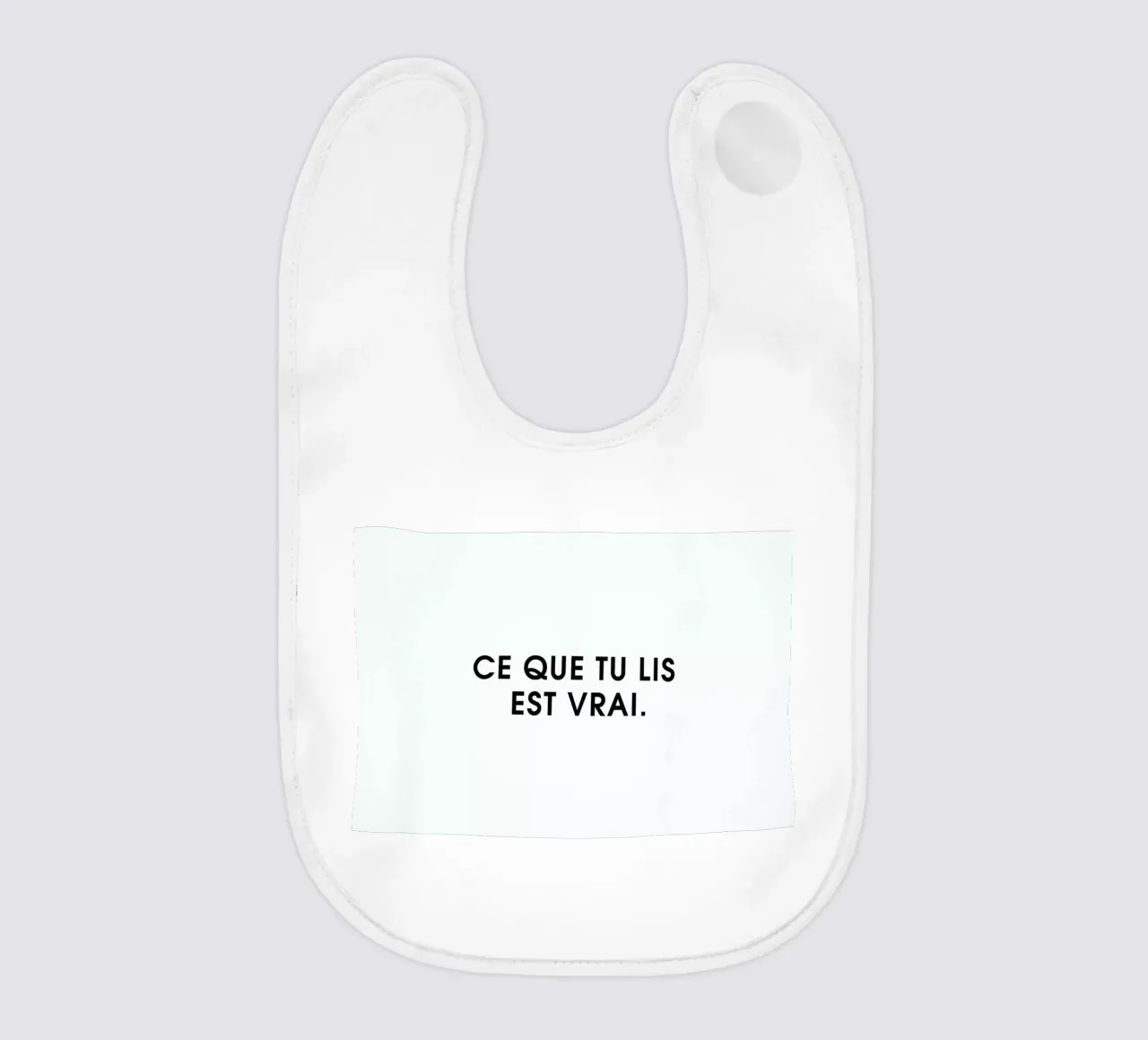 Ce que tu lis est vrai - White bavaglino da Intertitres