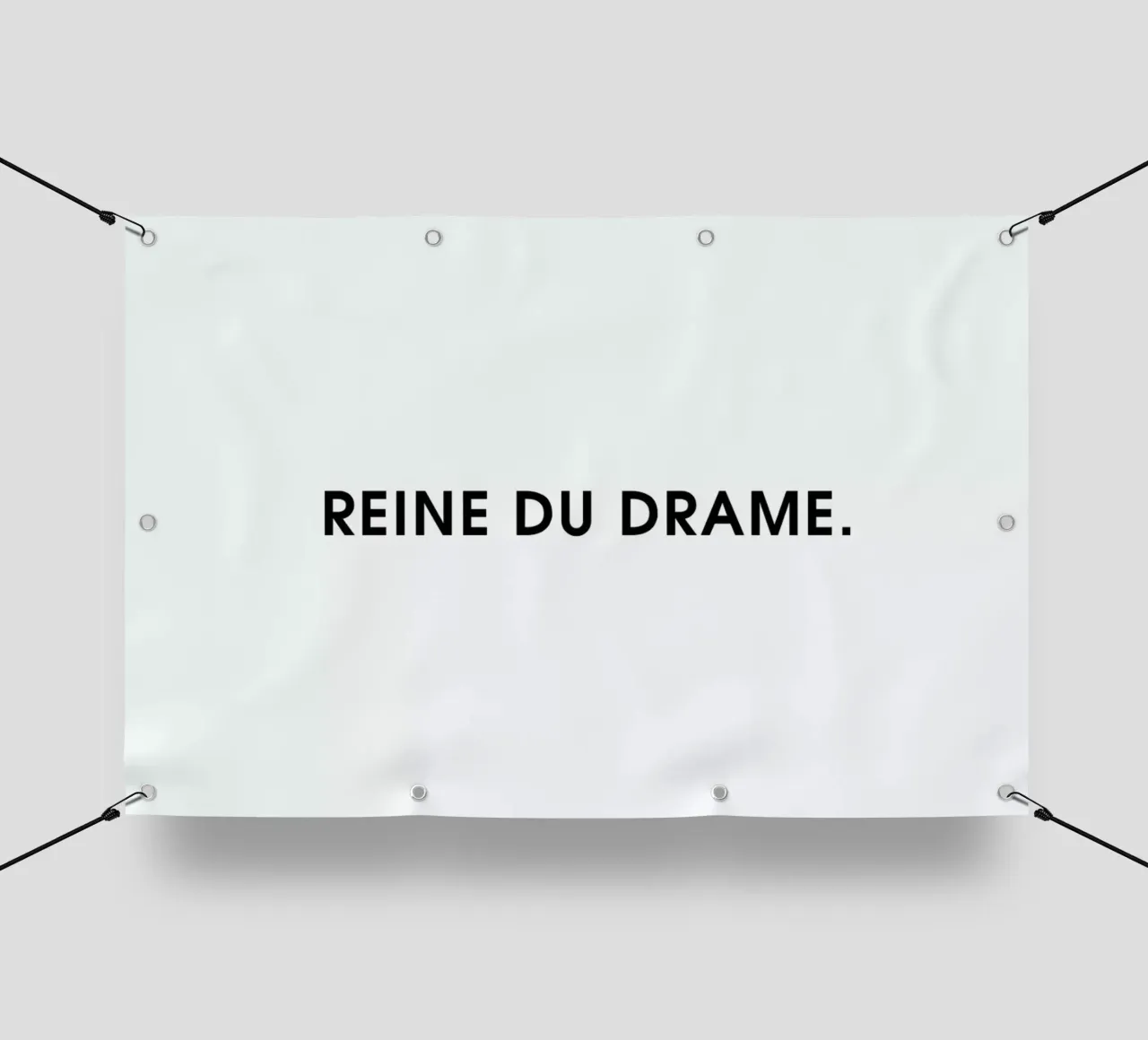 Reine du drame - White telo in pvc da Intertitres
