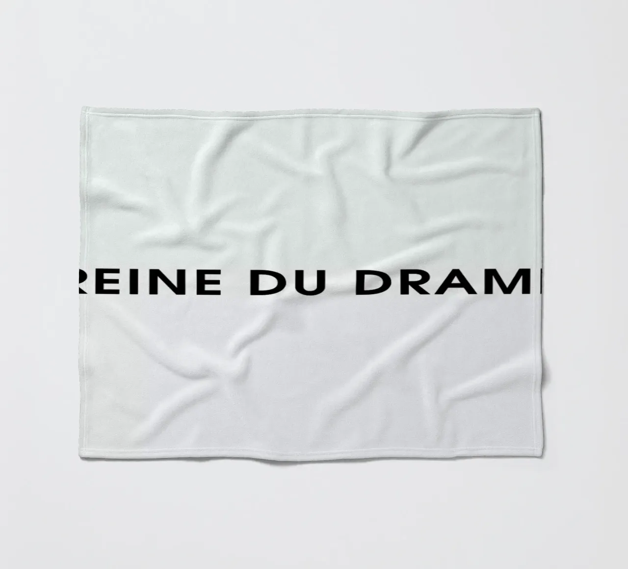 Reine du drame - White coperta in pile da Intertitres