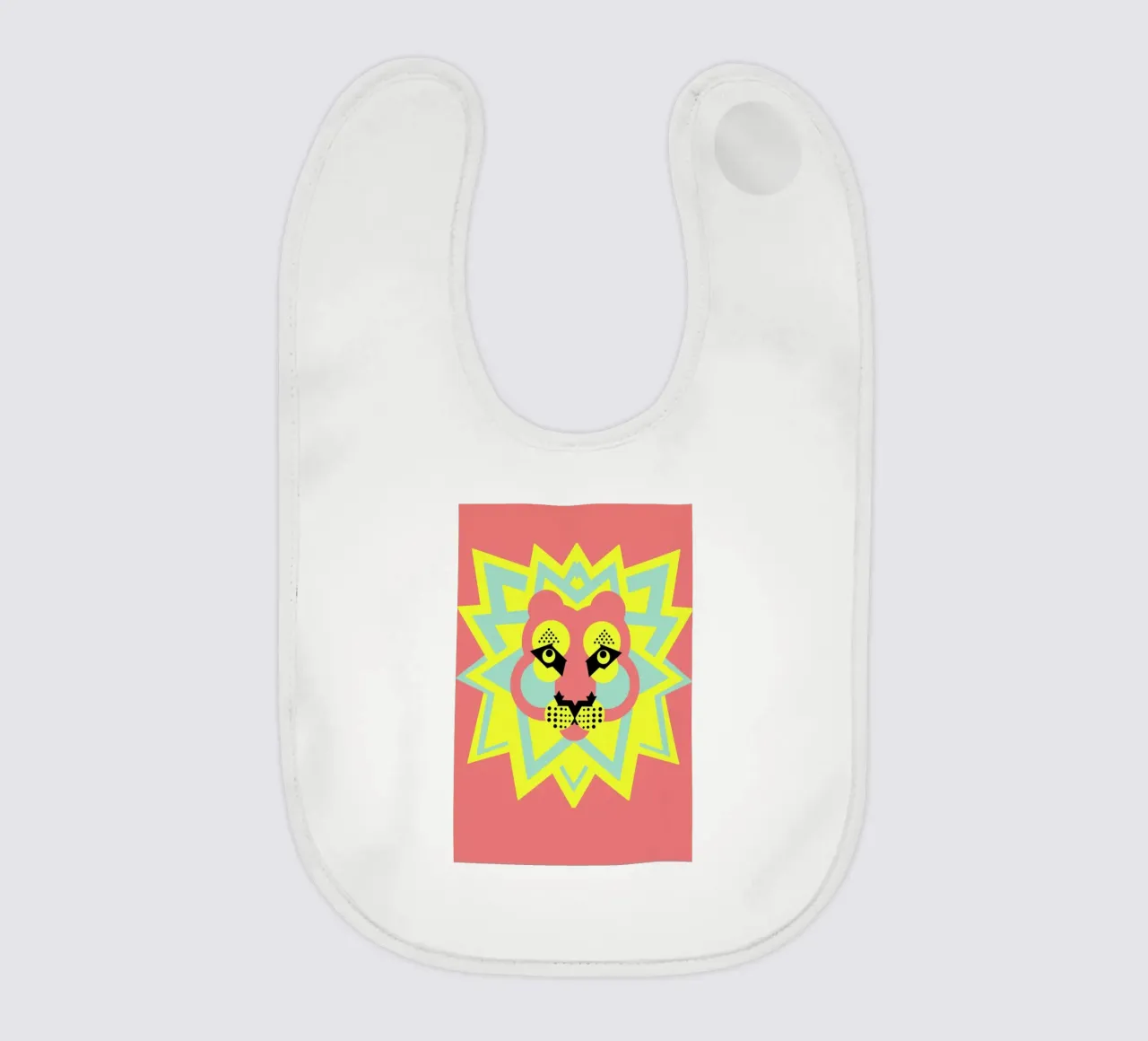 Lion King bavaglino da Gareth Pollock Design