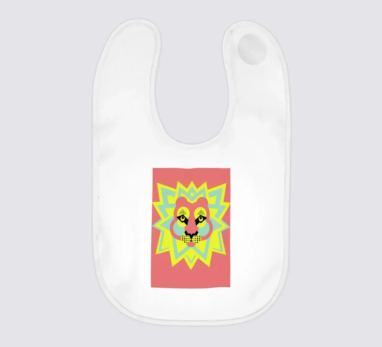 Lion King bavaglino da Gareth Pollock Design