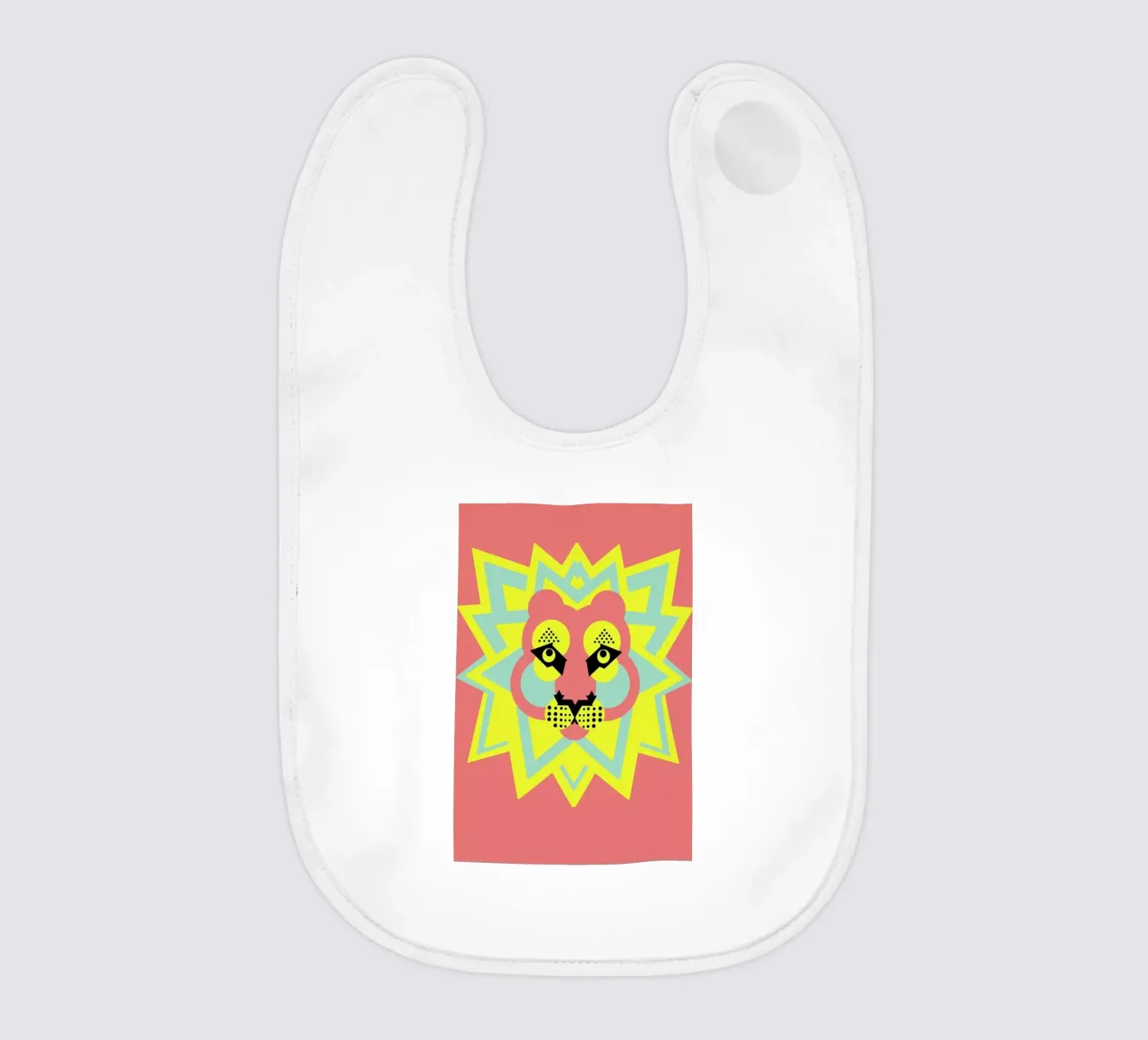 Lion King bavaglino da Gareth Pollock Design
