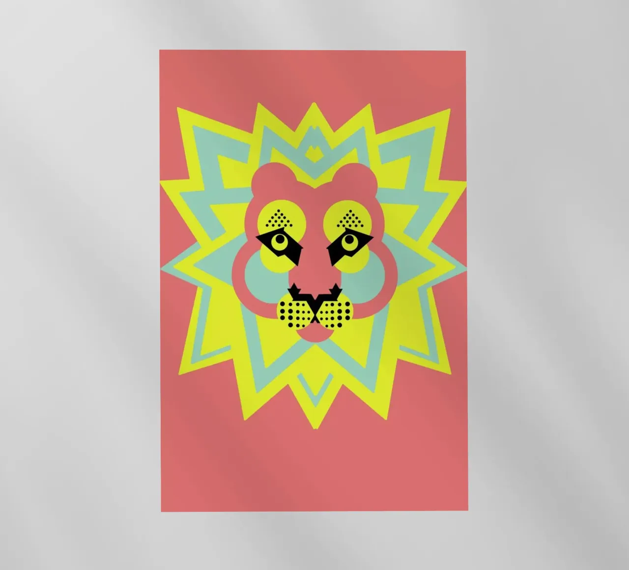 Lion King pellicola backlit da Gareth Pollock Design