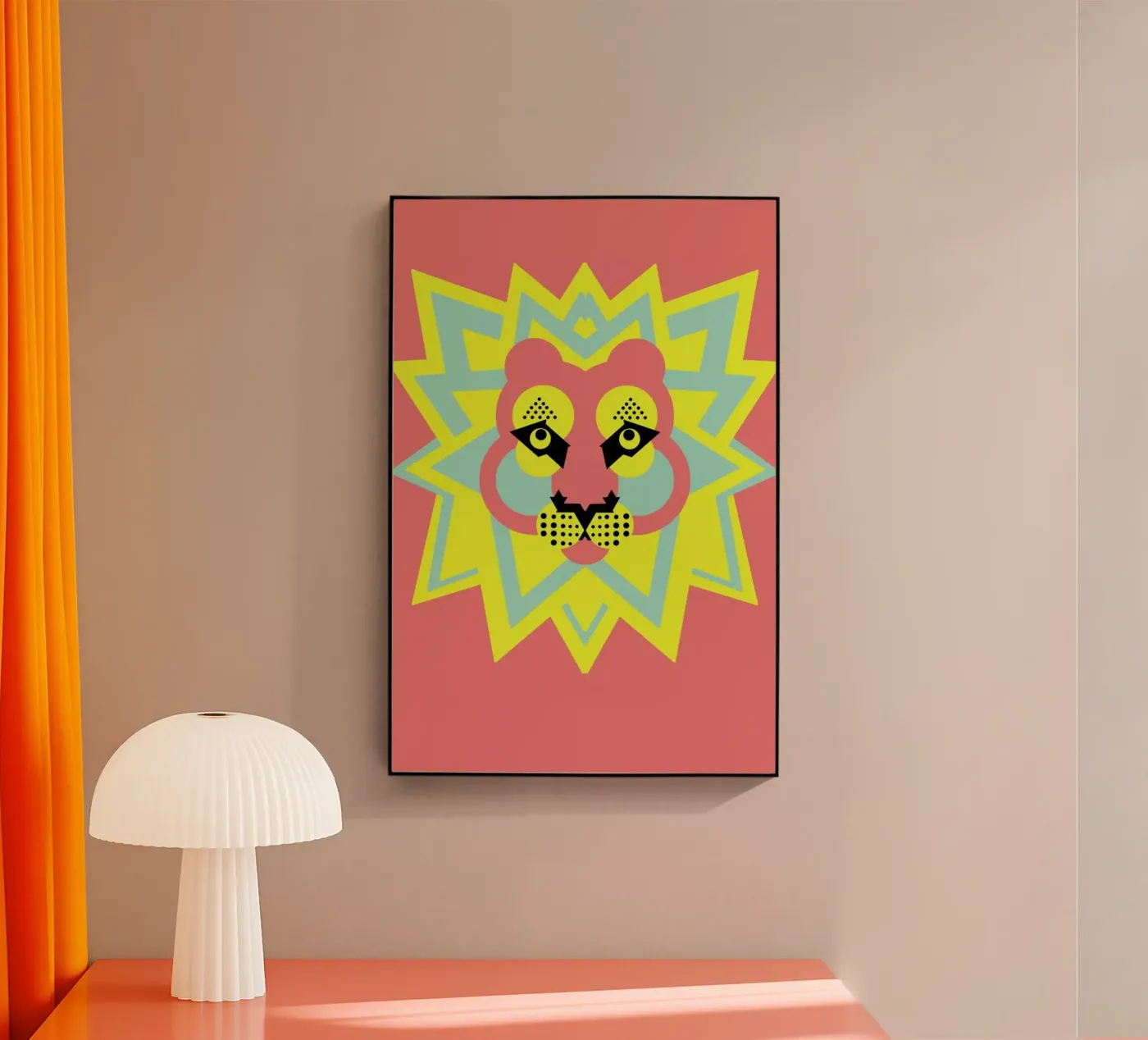 Lion King plexiglass da Gareth Pollock Design