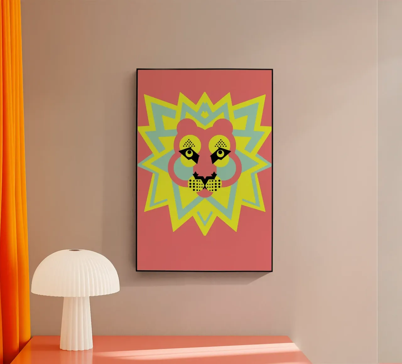 Lion King plexiglass da Gareth Pollock Design