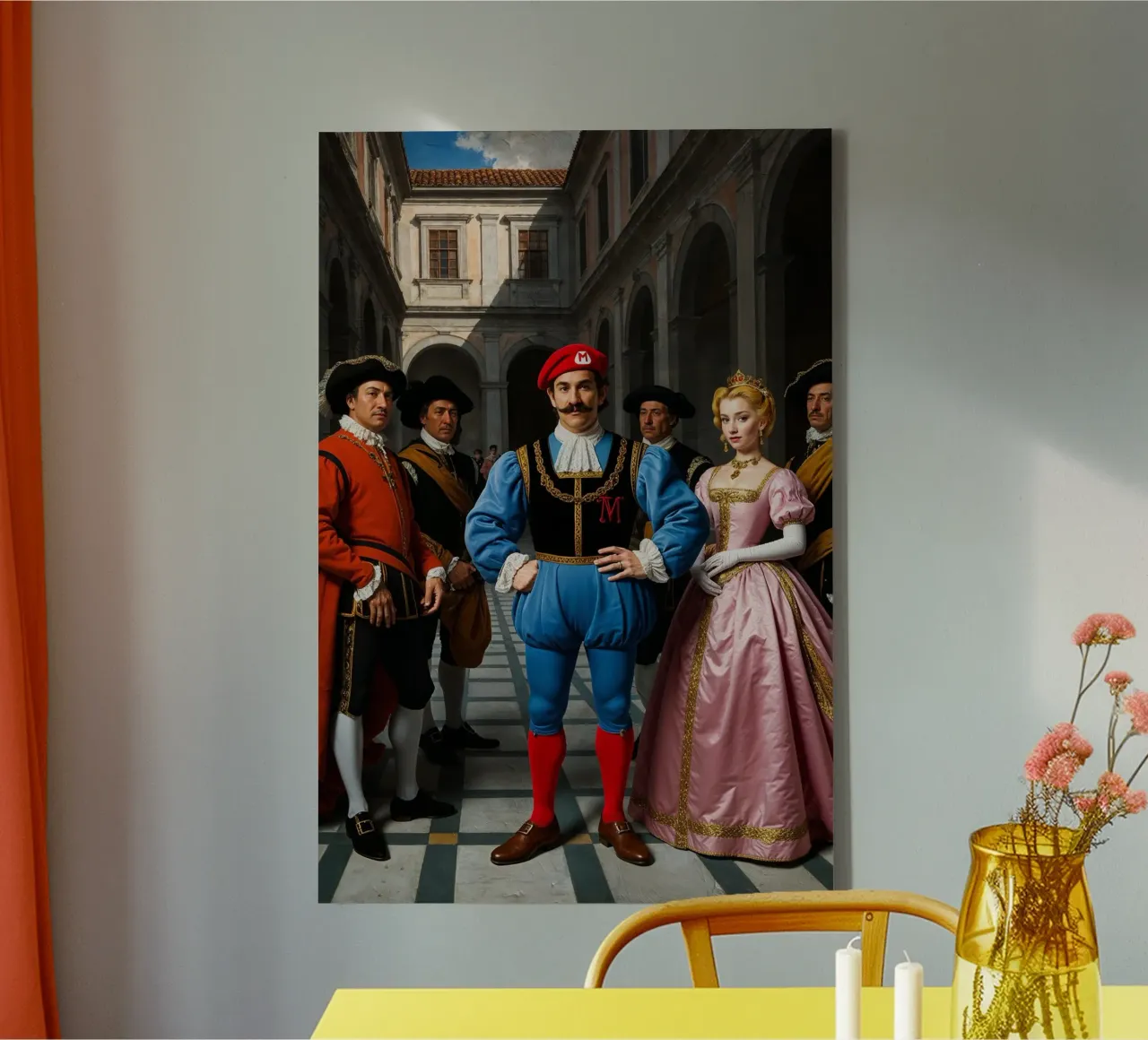 The Noble Knight & The Elegant Duchess | Limited Edition tela da Renaissance Rebel