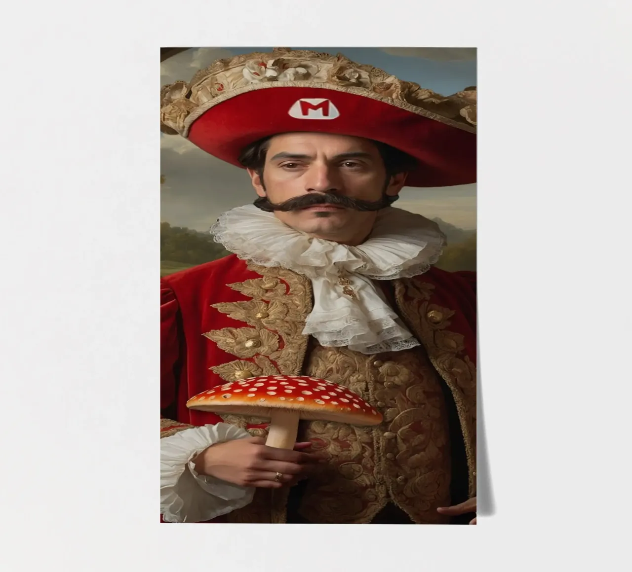 The Mushroom Baron: A Royal Twist | Limited Edition planche autocollant de Renaissance Rebel