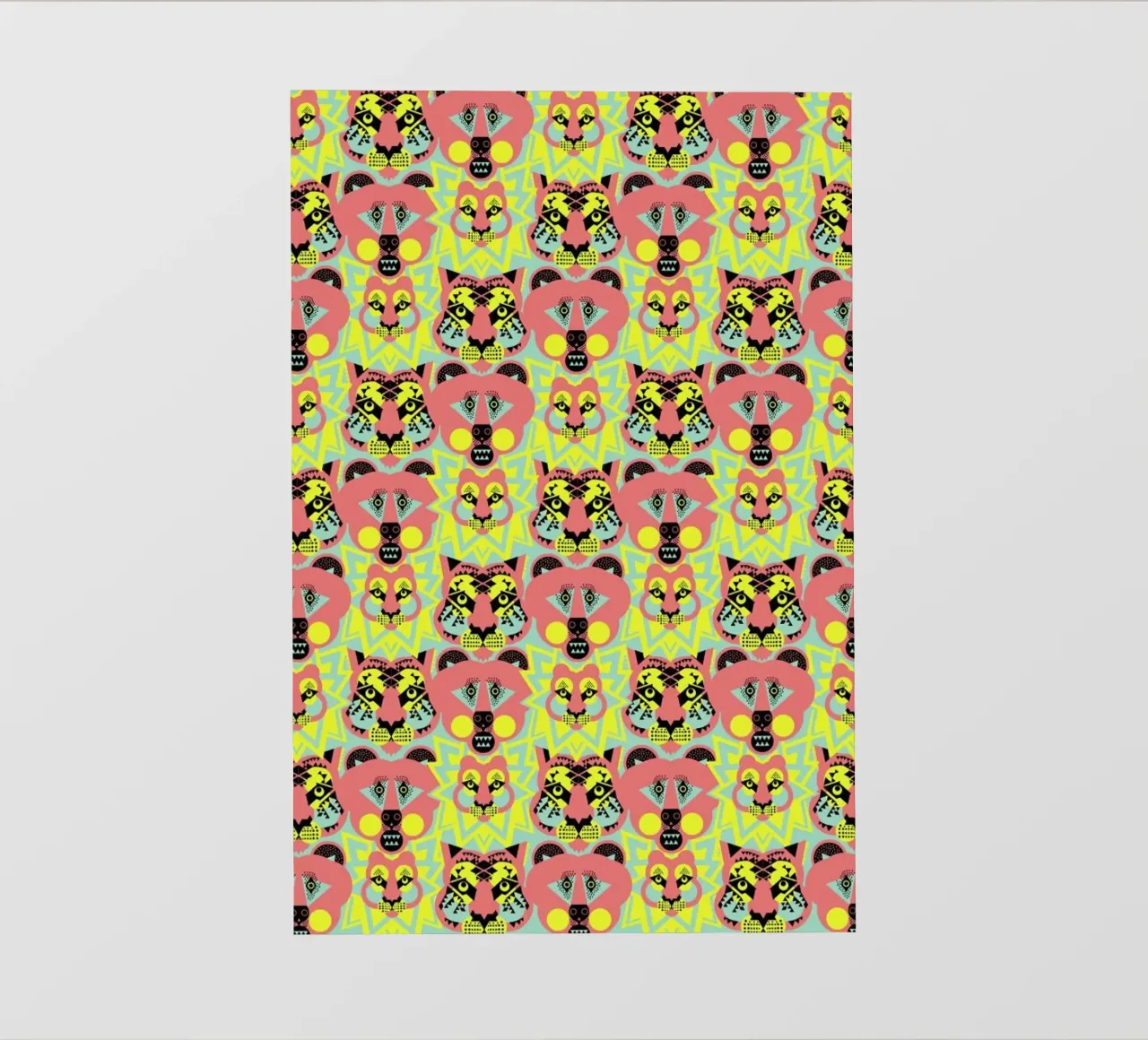 Lions and Tigers And Bears telo in pvc da Gareth Pollock Design