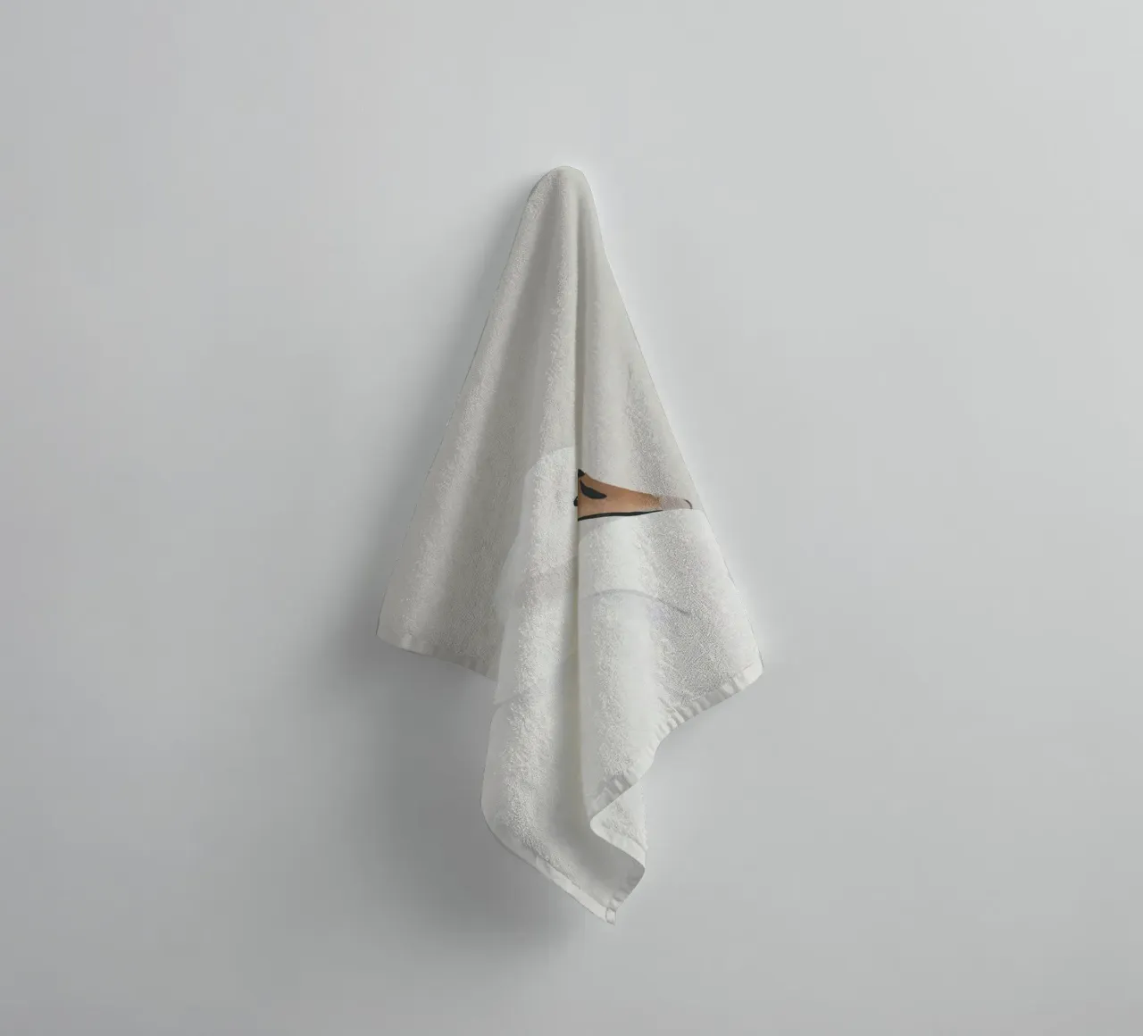 Cigno bianco asciugamano da bagno da ThingDesign
