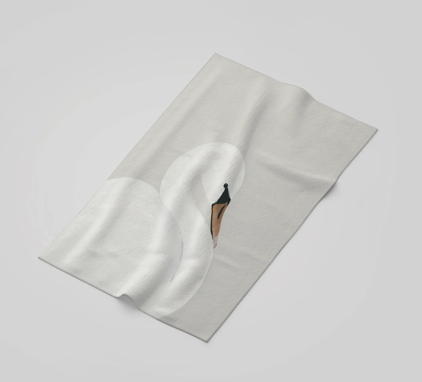Cigno bianco telo mare da ThingDesign