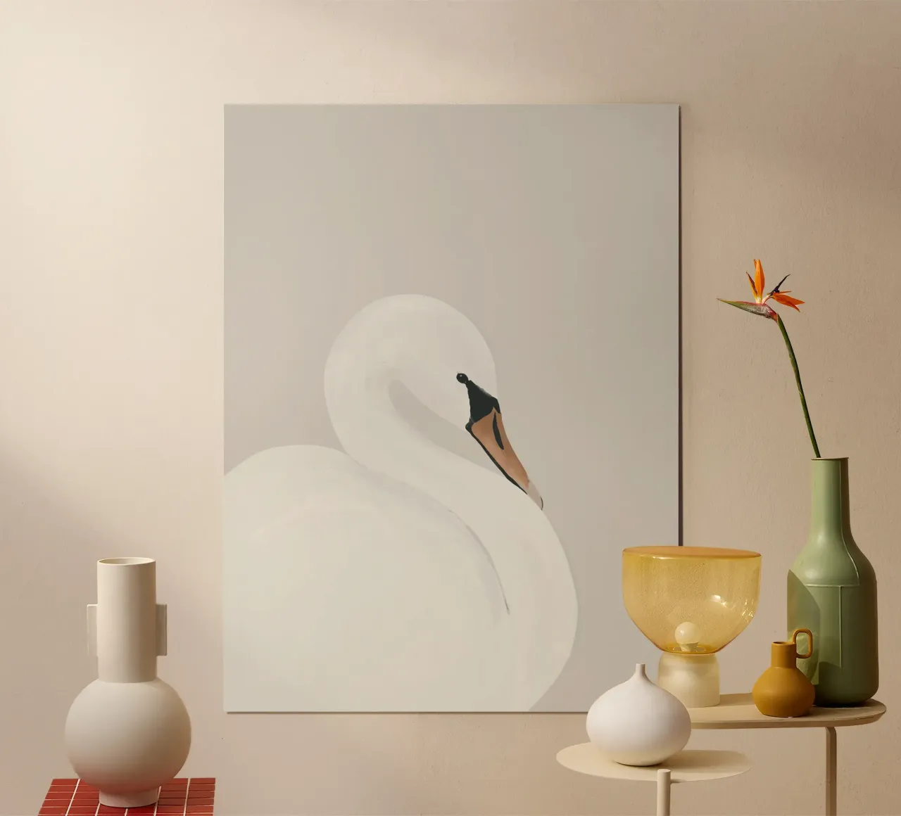 Cigno bianco poster da ThingDesign