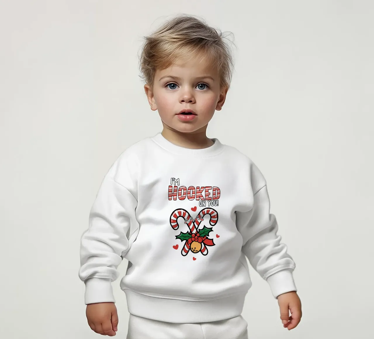 I'm hooked on you baby sweatshirt by edsonramosart