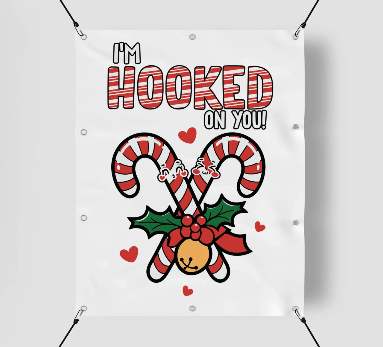 I'm hooked on you telo in pvc da edsonramosart