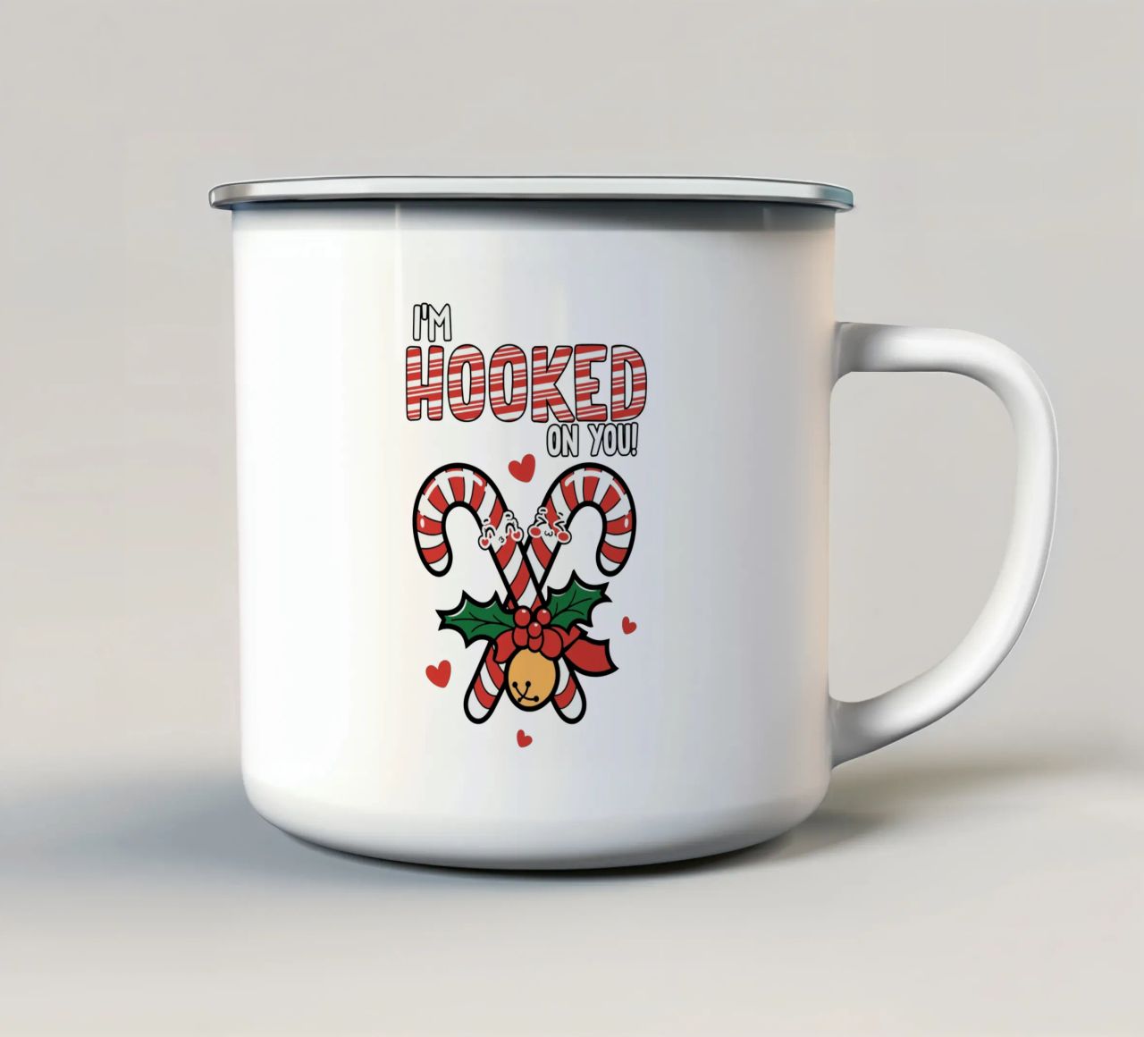 I'm hooked on you tazza in smalto da edsonramosart