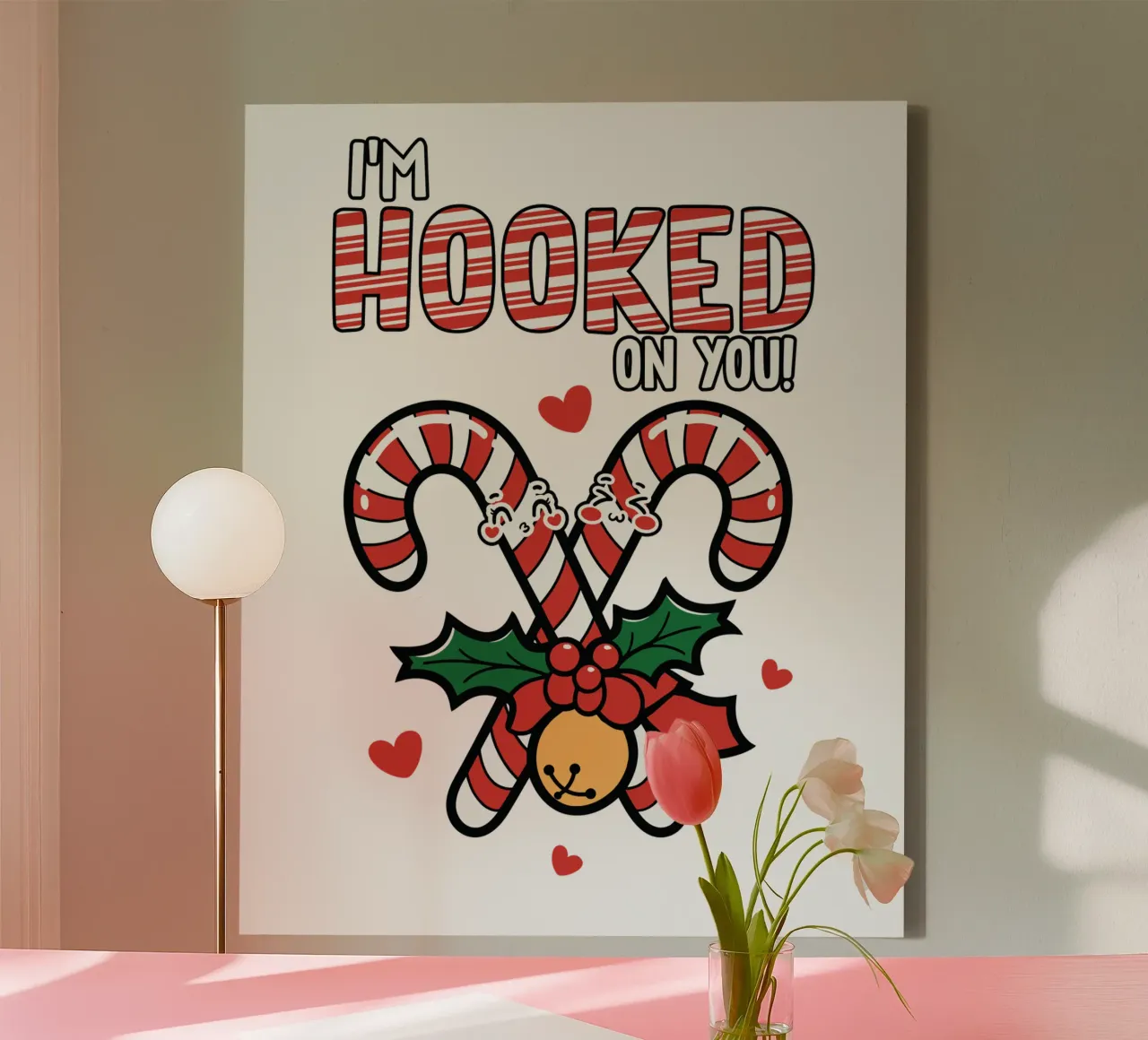 I'm hooked on you tela con Cornice a cassetta da edsonramosart