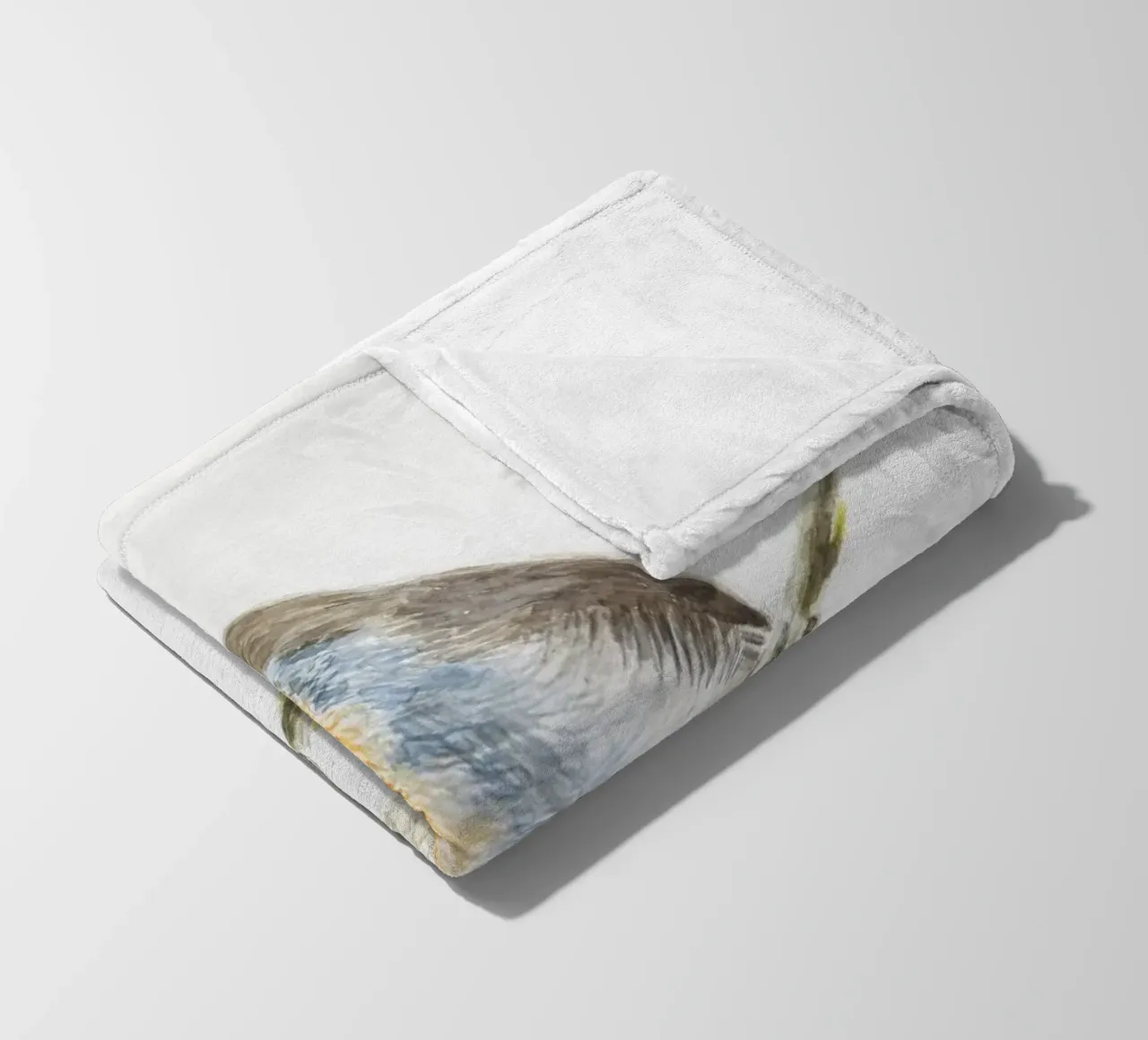 Pettirosso" pettirosso coperta in pile da Barbara Buderath Illustrationen