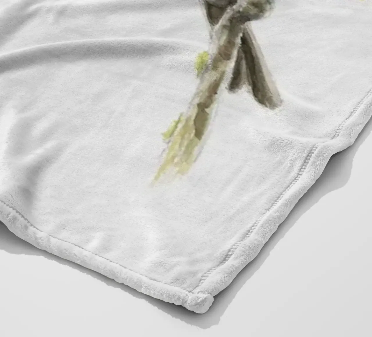 Rotkehlchen "Robin" Erithacus rubecula Fleecedecke von Barbara Buderath Illustrationen