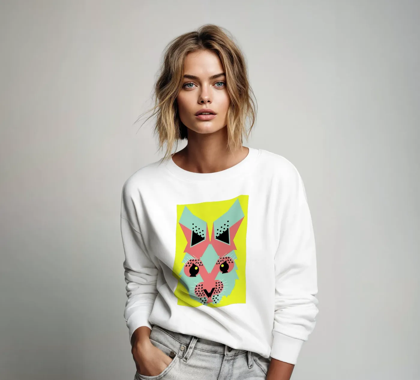 Rabbit Magic felpa da Gareth Pollock Design