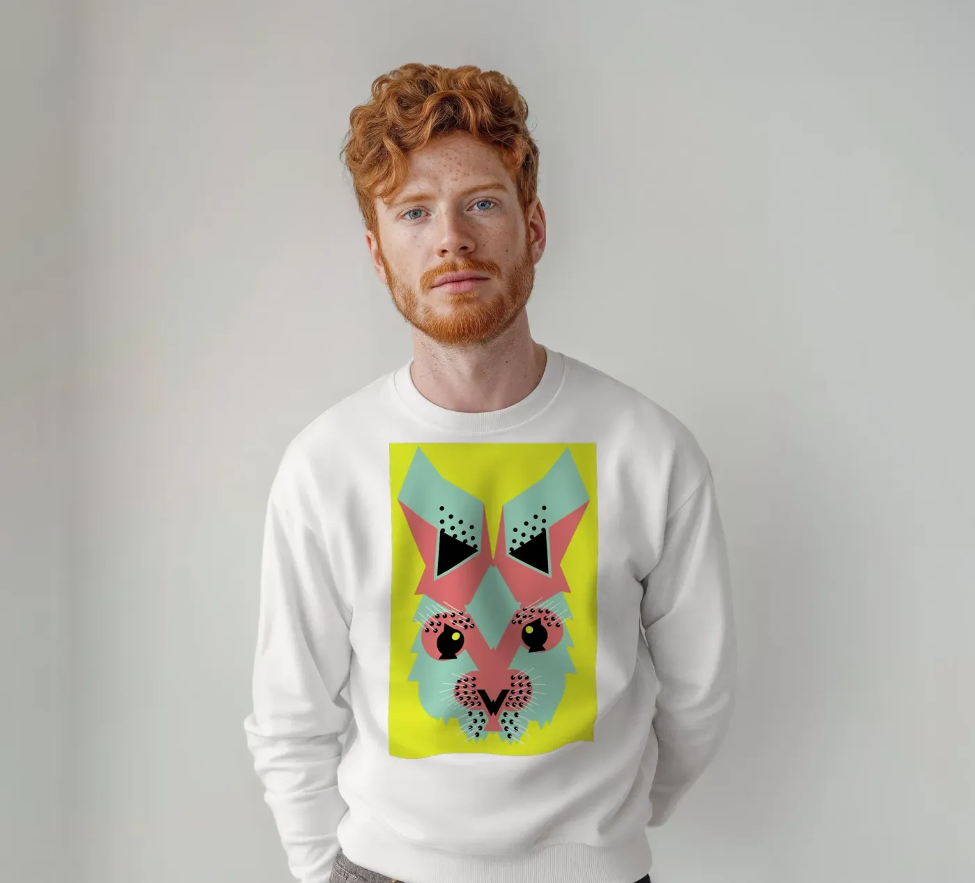 Rabbit Magic felpa da Gareth Pollock Design