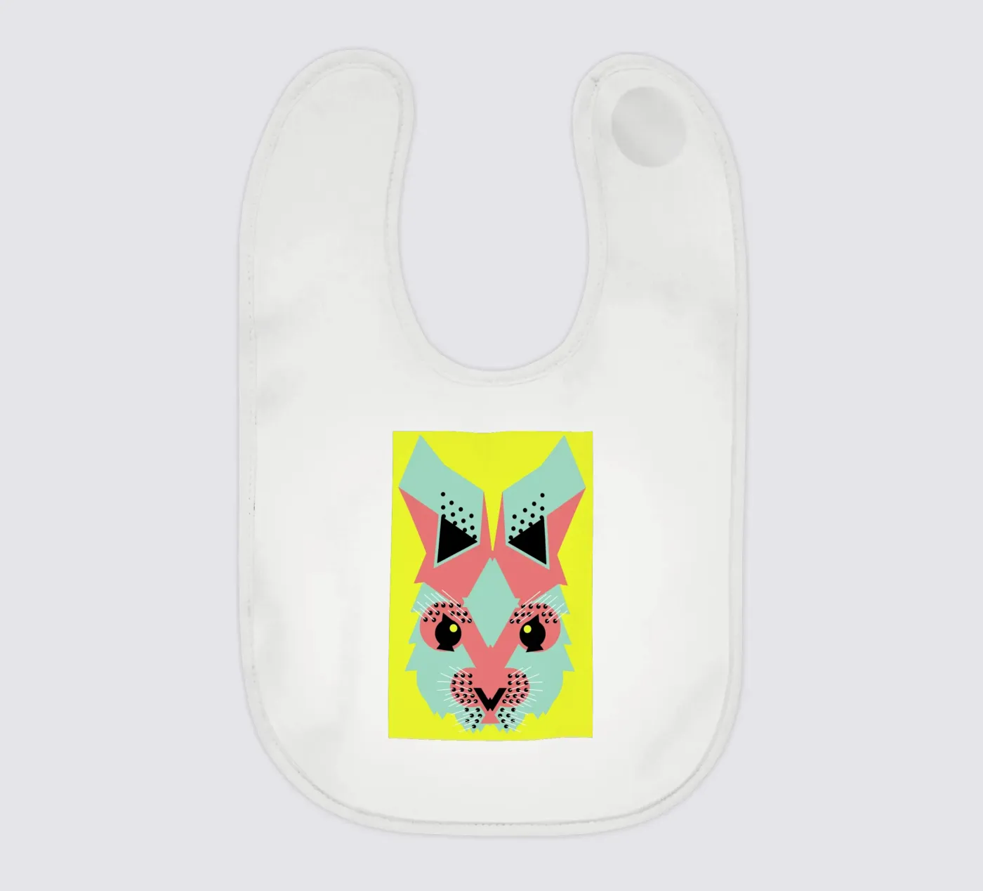 Rabbit Magic baby bib by Gareth Pollock Design