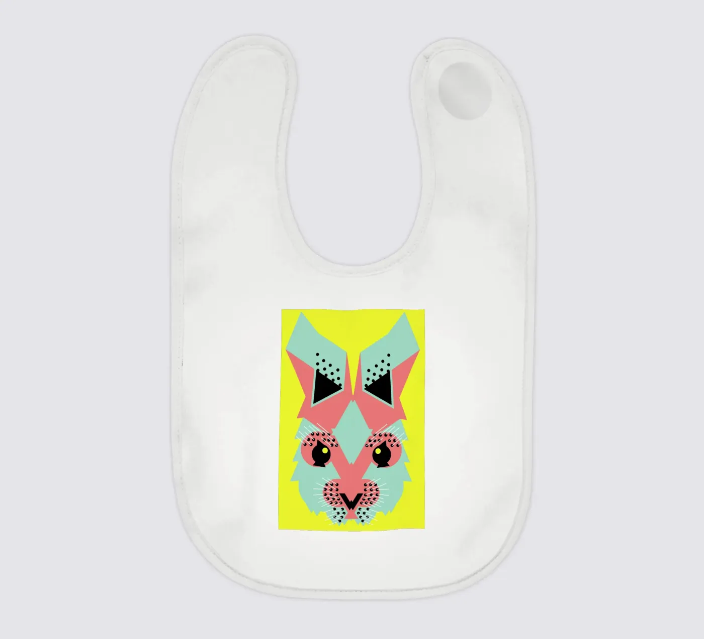 Rabbit Magic baby bib by Gareth Pollock Design