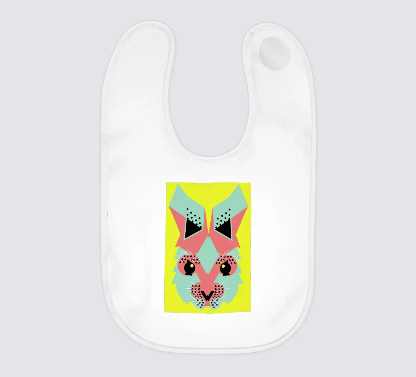 Rabbit Magic baby bib by Gareth Pollock Design