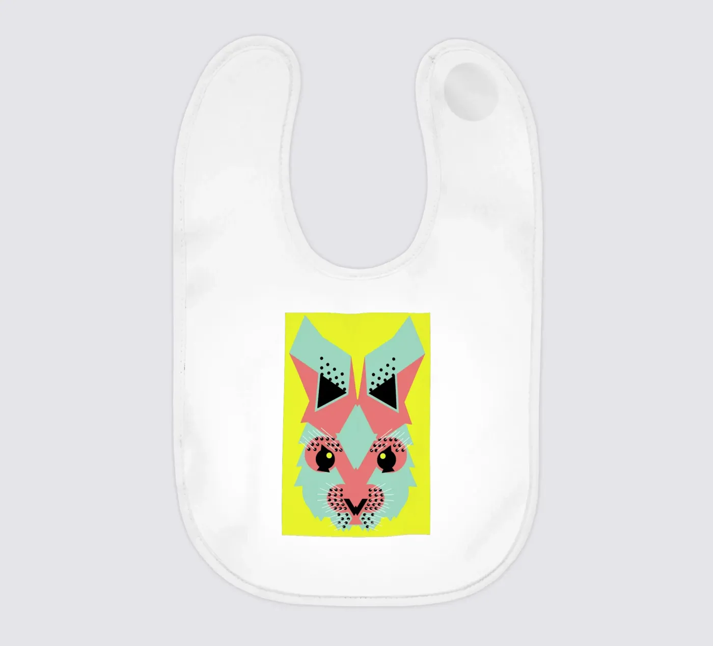 Rabbit Magic baby bib by Gareth Pollock Design