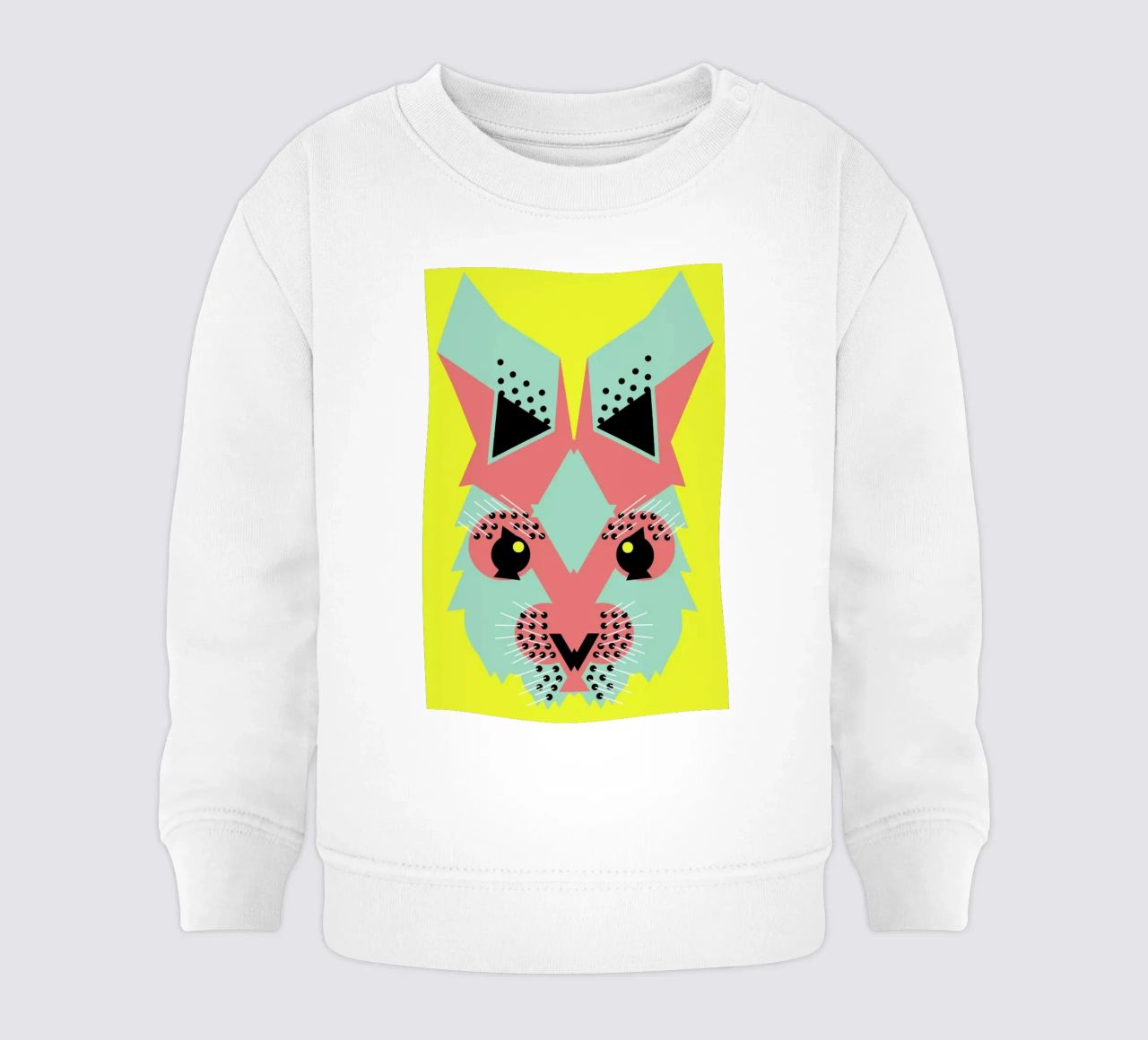Rabbit Magic felpa neonato da Gareth Pollock Design