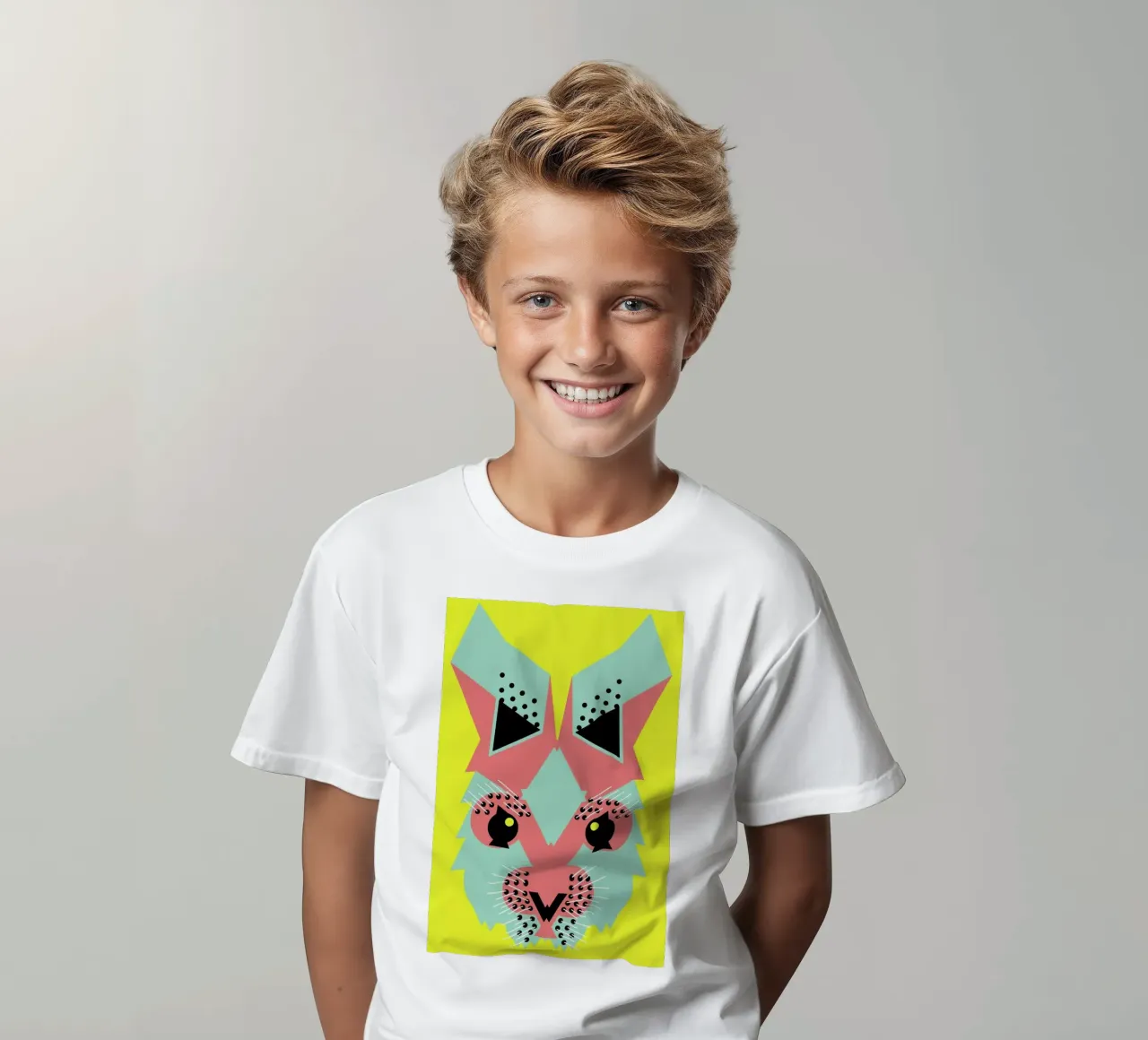 Rabbit Magic t-shirt bambini da Gareth Pollock Design