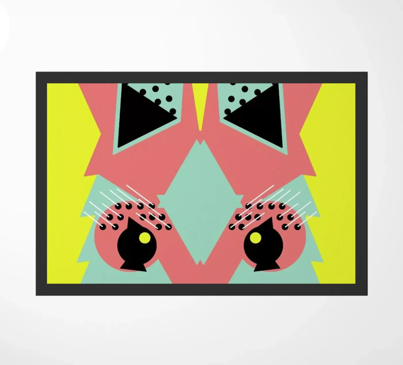 Rabbit Magic deurmat van Gareth Pollock Design