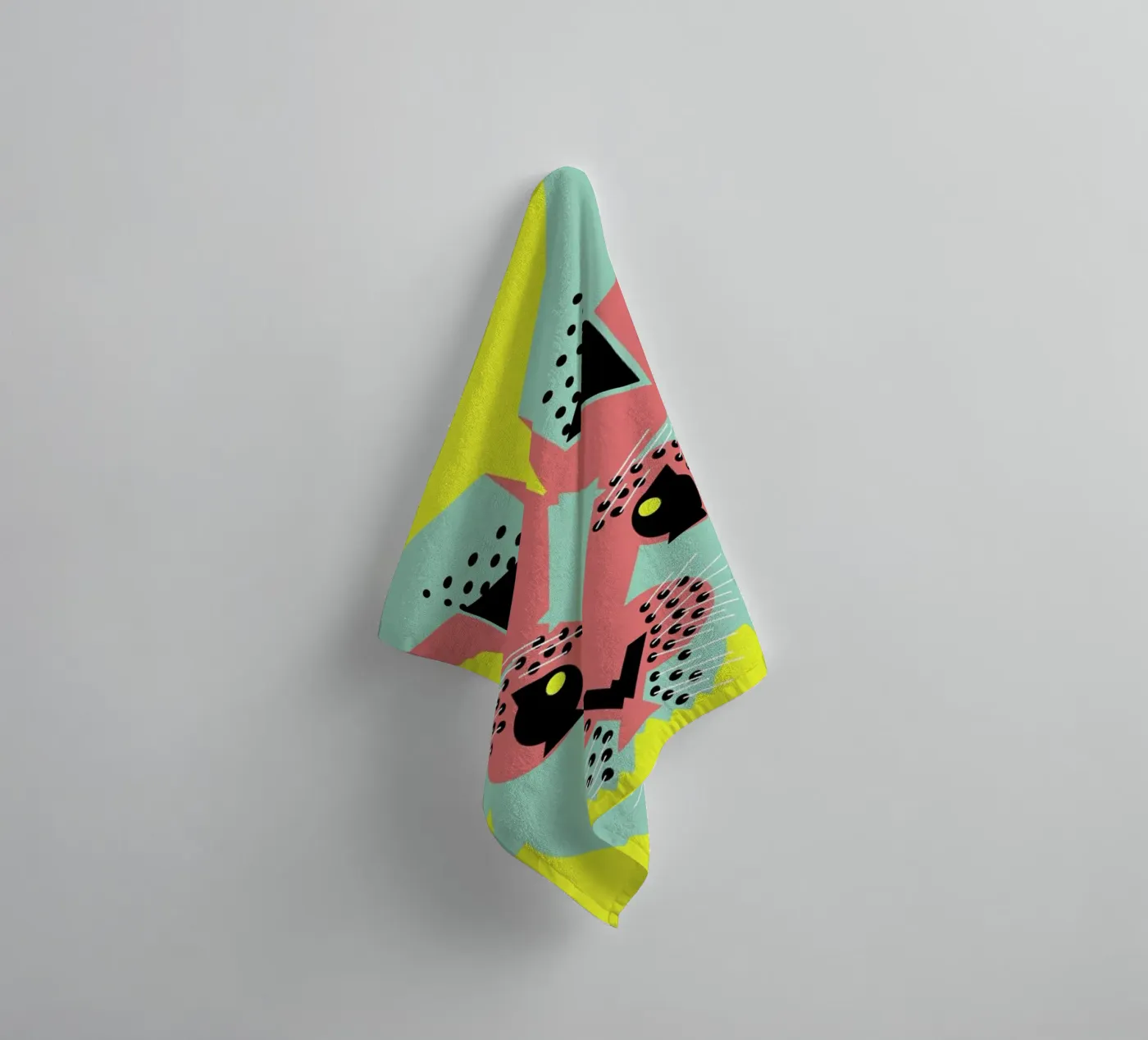 Rabbit Magic towel by Gareth Pollock Design
