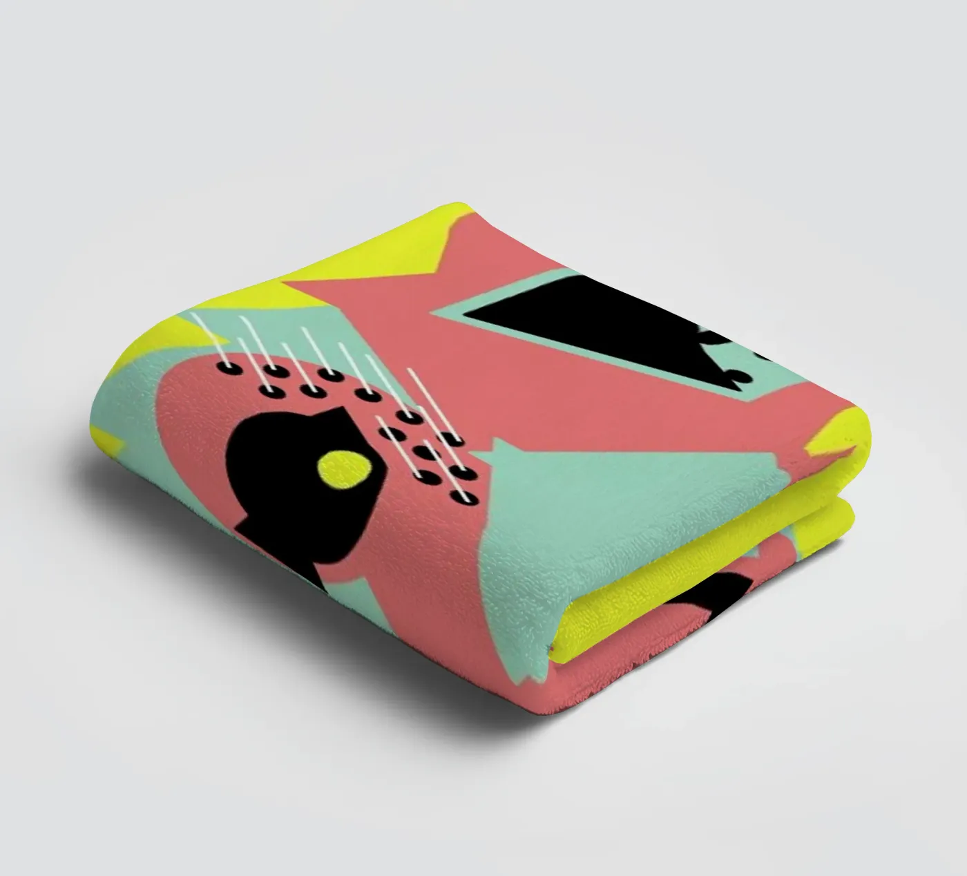 Rabbit Magic towel by Gareth Pollock Design