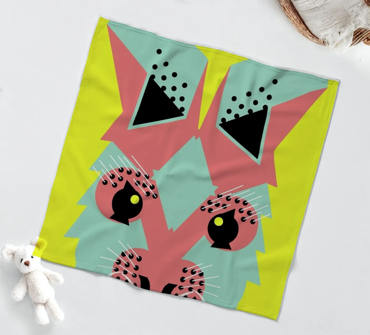 Rabbit Magic coperta in pile da Gareth Pollock Design