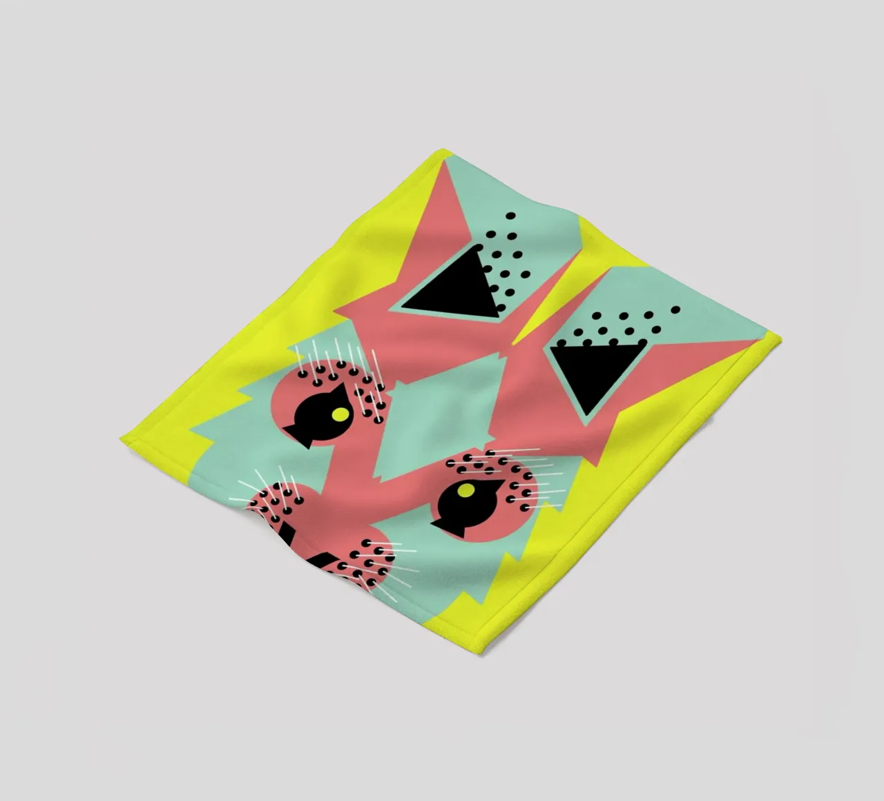 Rabbit Magic coperta in pile da Gareth Pollock Design