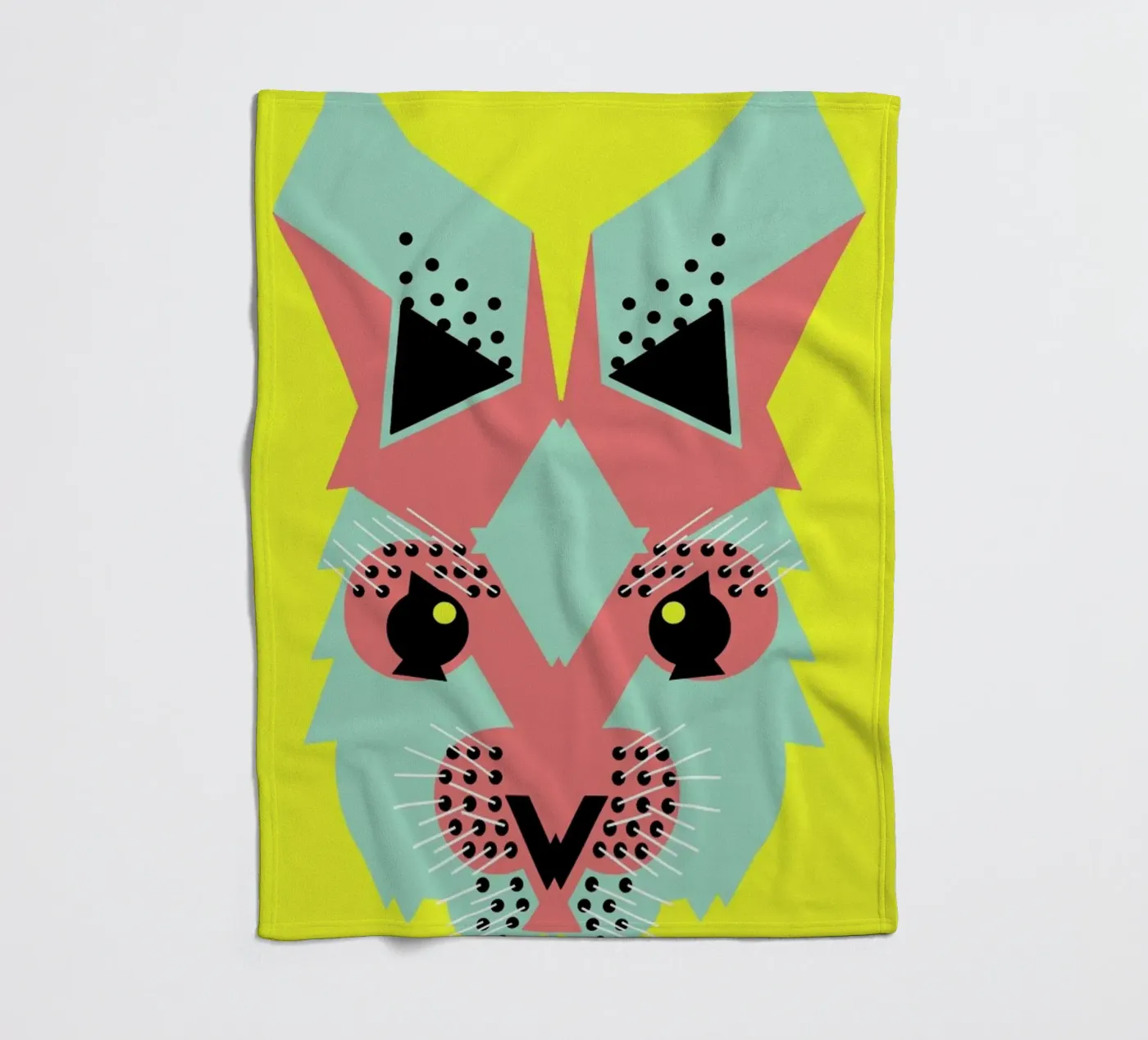 Rabbit Magic coperta in pile da Gareth Pollock Design